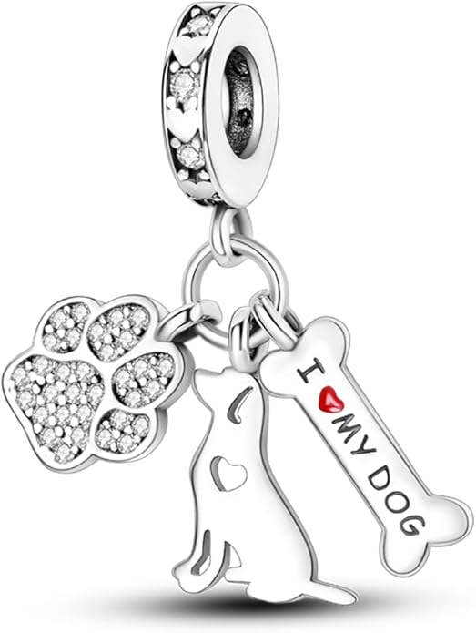 925 Sterling Silver Charm For Bracelets Animals Pets Insects Butterflie Cat Dog Charms Bead For Women Jewelry Gifts