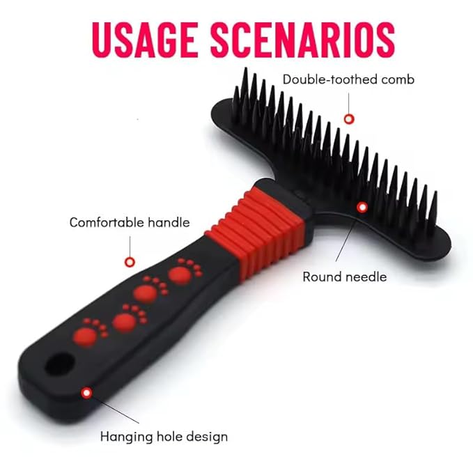 2026 Large 7-in-1 Professional Pet Grooming Kit for Dogs & Cats Complete Grooming Solution for Shedding, Dematting, Trimming & Cleaning