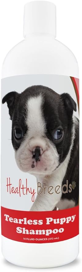 Healthy Breeds Boston Terrier Tearless Puppy Dog Shampoo 16 oz