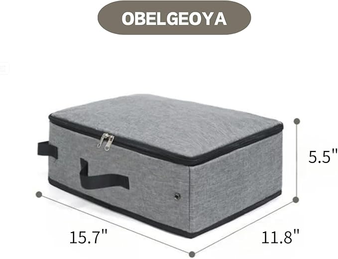 Waterproof Portable Cat Litter Box with Lid – Foldable, Leak-Proof, Odor-Free Travel, Easy to Carry & Clean, Covered Collapsible Kittens Pet Tray for Road Trips, Hotel, Car, 16.5"x11.8"x5.1"