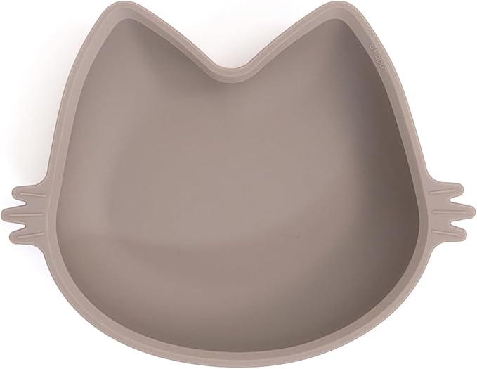 Platinum Silicone MoaCat Bowl, Wellbeing Pet Bowl, Premium, Odorless, BPA-Free, Food-Grade, Non-Slip, Microwave & Dishwasher Safe, Sensitive Stomach, Eco-Friendly Travel Bowl (Beige)