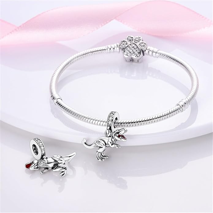 925 Sterling Silver Charm For Bracelets Animals Pets Insects Butterflie Cat Dog Charms Bead For Women Jewelry Gifts