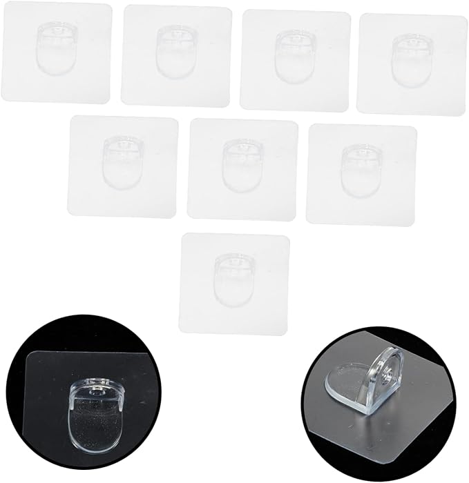 8 Pcs PET Cage Fixators Self-Adhesive PET Fence Retainers for Dogs and Cats Non-Slip Indoor Grip