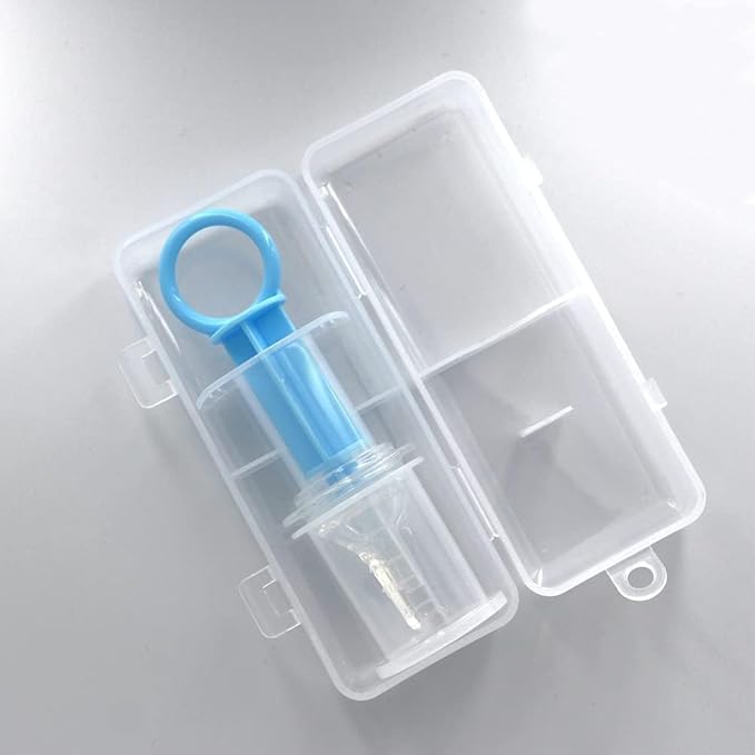 2Pcs Blue Pet Medicine Feeder Liquid Oral Syringe Milk Nursing Bottles Syringe Soft Tip Plastic Pet Medical Feeding Tool for Dog Puppy Cat, Kitten Nursing Supplies