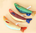 Cat Toys Saury Fish, 3 Pack, Catnip Crinkle Sound, Soft and Durable, Interactive Kitten Kicker for Indoor Kitty Exercise 9.4 Inches for All Breeds