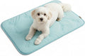 Cooling Pet Mat – 35x23 Dog or Cat Cool & Comfy, Soft Breathable Self-Cooling Pad, Pet-Safe, Durable, Perfect for Hot Weather, Naps, Crates, Cars, Couch, Washable & Easy to Take Anywhere, Blue