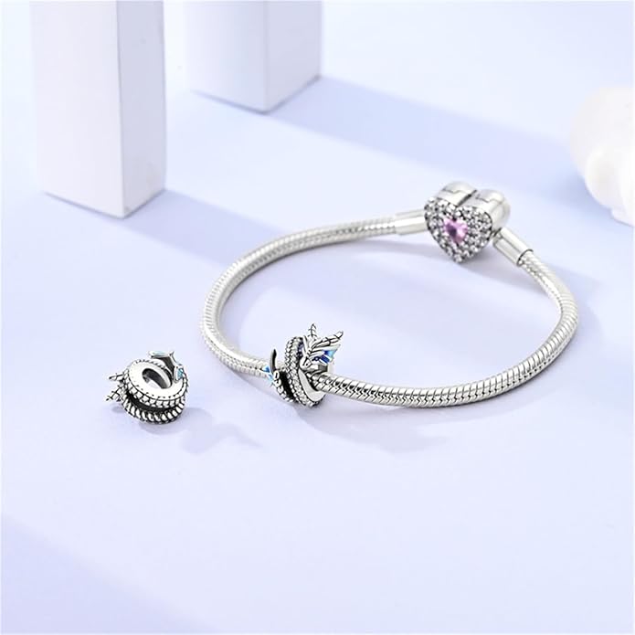 925 Sterling Silver Charm For Bracelets Animals Pets Insects Butterflie Cat Dog Charms Bead For Women Jewelry Gifts