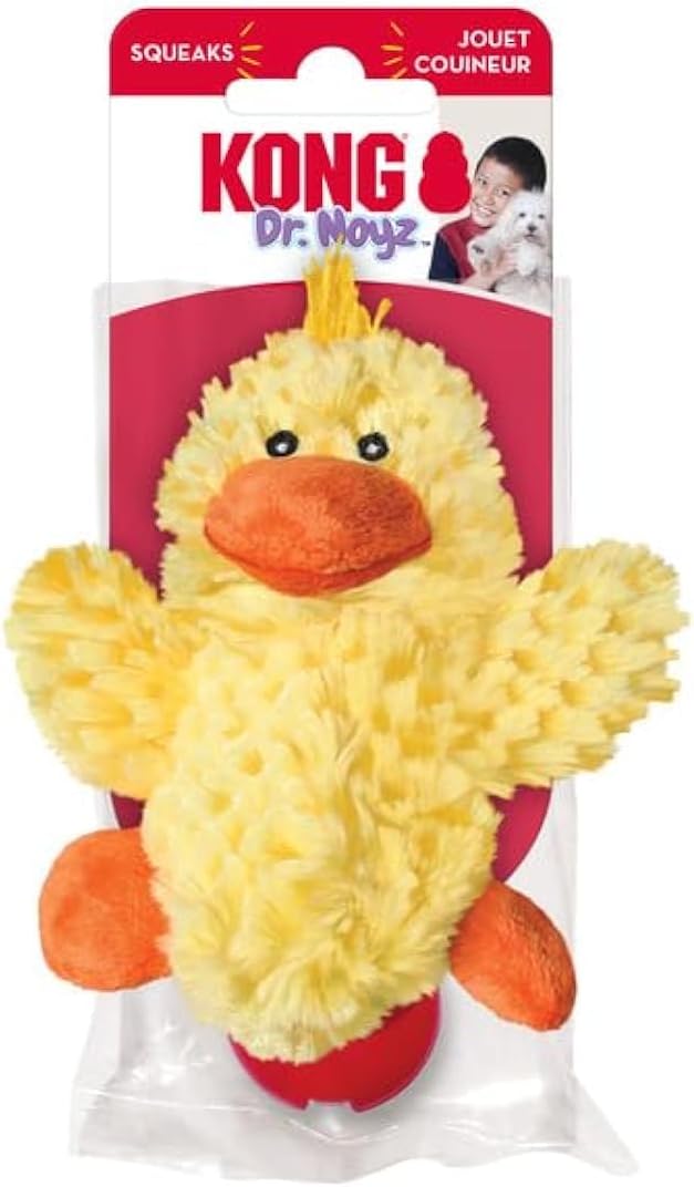 KONG Dr. Noy's Platy Duck Plush Dog Toy [Set of 3]