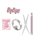 Ring Magnet for Nails, New Ring-Shaped Cat Eye Magnet for Nails, Cat Eye Nail Art Magnet Tool, Portable Hollow Circular Cat Eye for Home DIY (Cat Eye Magnet Set)