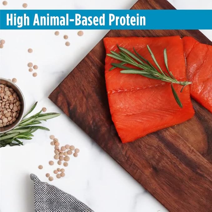 Nulo Freestyle High Protein Trim Cat Food, Salmon & Lentils Recipe - Natural Grain-Free Dry Cat Food for Weight Management with l-Carnitine, Natural Fiber, & Probiotics, 4 lb Bag