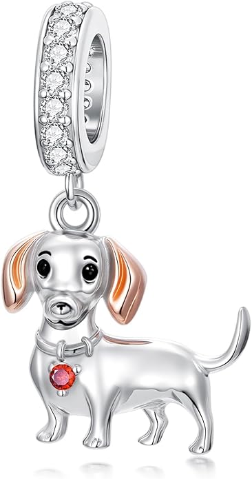 SIMONLY Animal Charms for Bracelets 925 Sterling Silver Highland Cow/Axolotl/Dragon/Dog/Cat Charms Animal Beads for Jewelry Making for Women Christmas Mothers Day Gifts