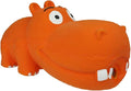 Multipet Hippopotamus Latex Hippo That Grunts 8 inch Dog Toy (Assorted Color / 1 Pack), Large Breeds