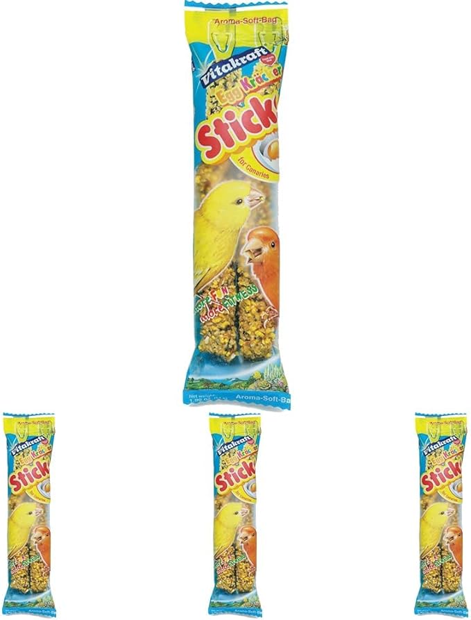 Vitakraft Canary Sticks and 1.4-Ounce Bag (Pack of 4)