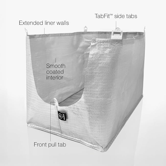 Modkat® Official Flip Liner F (3-Pack), Patented TabFit™ Cat Litter Box Liners for the Modkat Flip