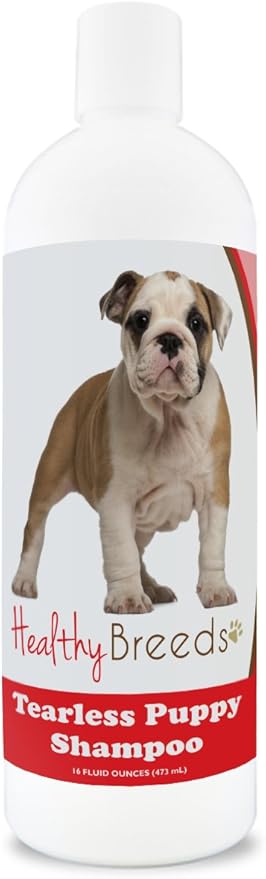 Healthy Breeds Bulldog Tearless Puppy Dog Shampoo 16 oz