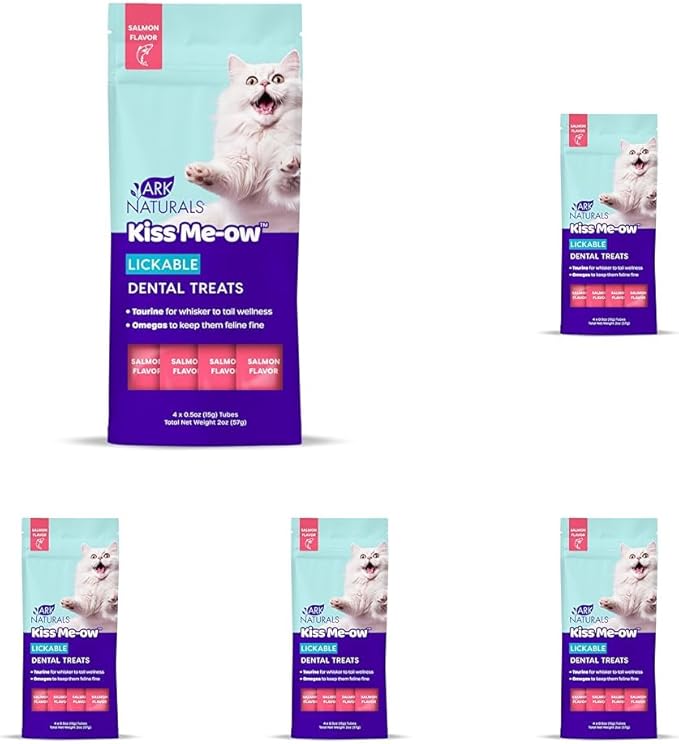 ARK NATURALS, Kiss Me-Ow Lickable Salmon, 2 oz (Pack of 5)
