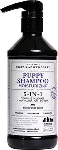 5-in-1 Moisturizing Puppy Shampoo - Tearless Shampoo for Puppies Cleanses, Soothes, Refreshes and Moisturizes, 480ml