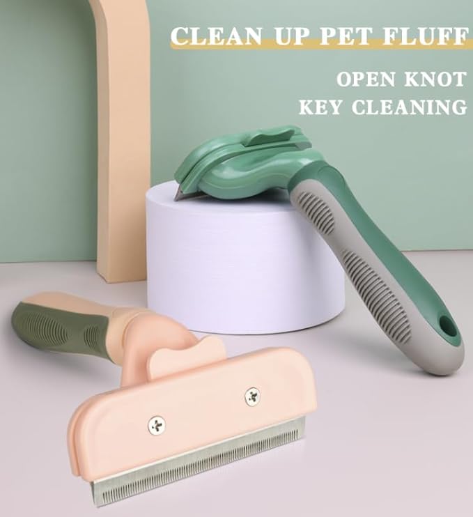 TopMed ETS Deshedding Tool For Dogs & Cats, Pet Grooming Brush For All Kind Of Pet Hair, Reduces Shedding Effectively Proven Grooming Tools for Dogs Cats and Other Animals (Small, Pink)