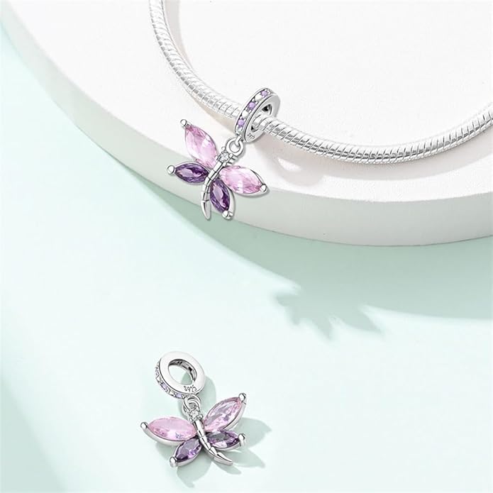 925 Sterling Silver Charm For Bracelets Animals Pets Insects Butterflie Cat Dog Charms Bead For Women Jewelry Gifts