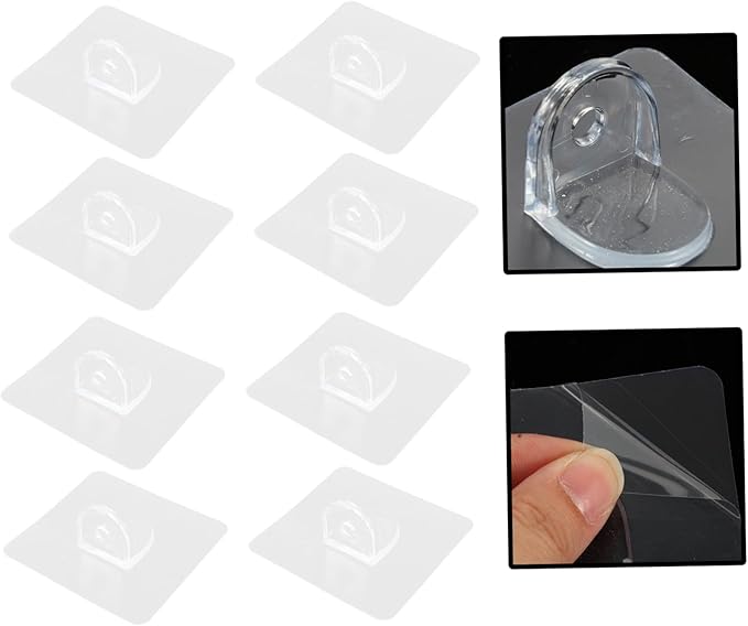 8pcs Simple Pet Cage Fixator Self-Adhesive Pet Fence Holder and Easy to Use Cage Fixing Tool Reinforces Dog Fence Stability Design