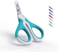 WePet Pet Nail Clippers U07.1, Professional Claw Trimmer, Bended Scissor Special for Cats, Kittens, Dogs, Puppies, Small Animals, White/Pine Green
