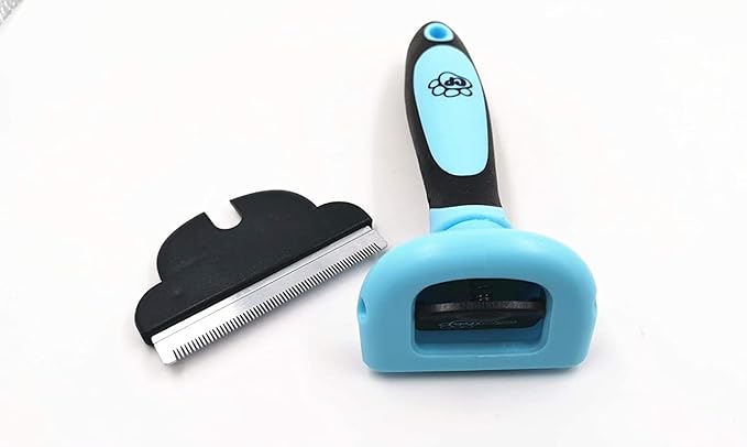 Pet Grooming Dog & Cat Brush For Shedding, Effective for Long & Short Hair Pet Grooming Tool, Reduces Dogs and Cats Shedding Hair By More Than 95%, The Professional Deshedding Tool (Small)