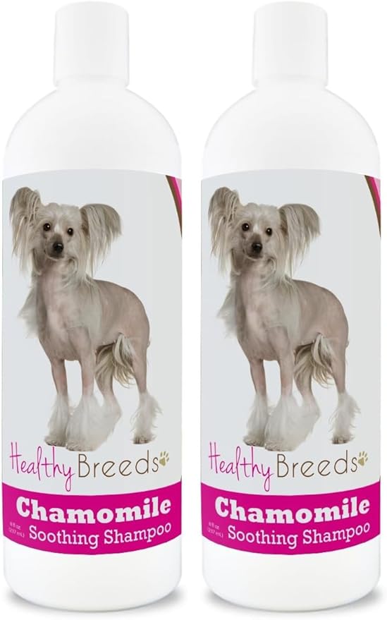 Healthy Breeds Chinese Crested Chamomile Soothing Dog Shampoo 8 oz (Pack of 2)