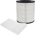PUREBURG Replacement Filter Compatible With WISESKY WAS360 Series Air Purifier W-Cat, H13 HEPA + 4 x Pre-Filters (WFS360 + WSP360) 3-Stage Filtration Air Clean
