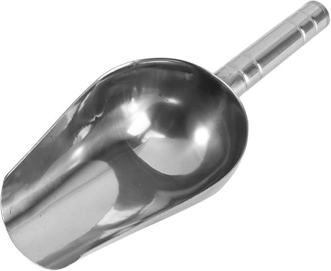 Stainless Steel Pet Food Scoop 1 Cup 9 Inch Durable Shovel for Dry Pet Food Nuts Candy Cooking Ingredients