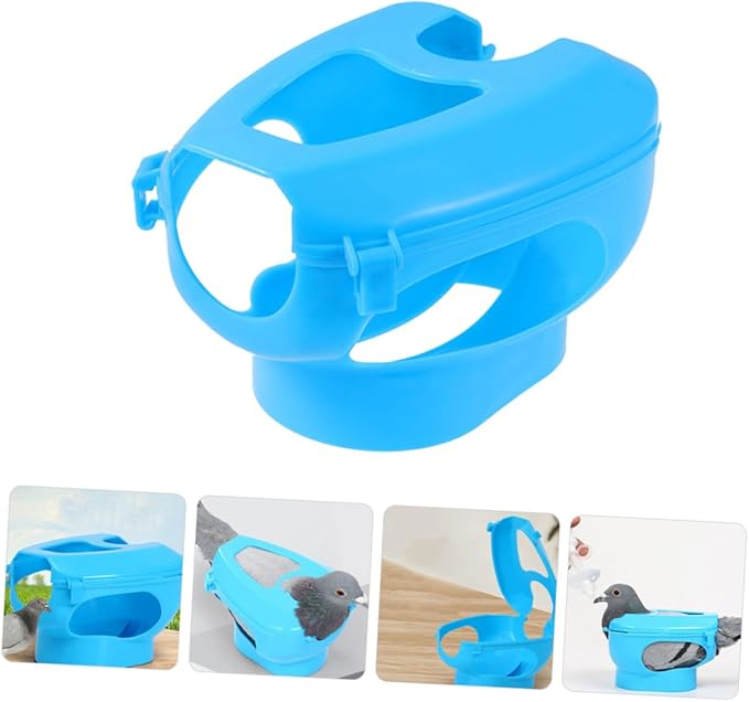 BESTonZON 2pcs Pigeon Injection Holder Feeding Stand for Easy Medicine Application Fixed Mount for Pigeons for Pet Bird Care