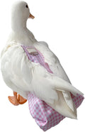 Duck Diapers, Chicken Diapers, Special Diapers for Poultry, Chicken, Duck and Goose Waterproof, Adjustable, Washable and Reusable Diapers，Poultry Supplies, Duck Supplies (4.41LB-6.06LB)