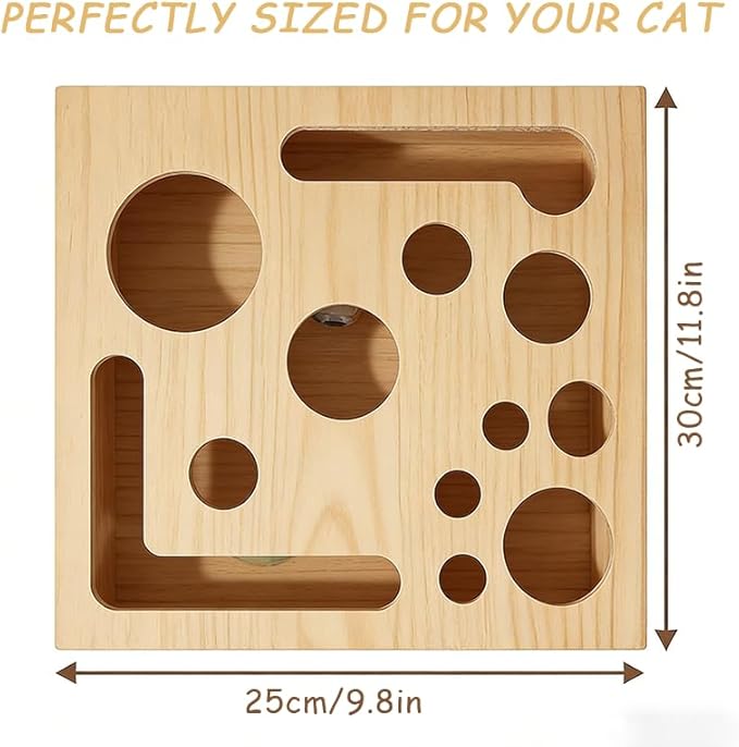 2026 New Cat Scratch Puzzle Enrichment Box, Cat Nail File Box with Sandpaper Inside, Toy Gift for a Cats That Hates Having Its Nails Trimmed, Stress-Free Alternative to Trimming Nails