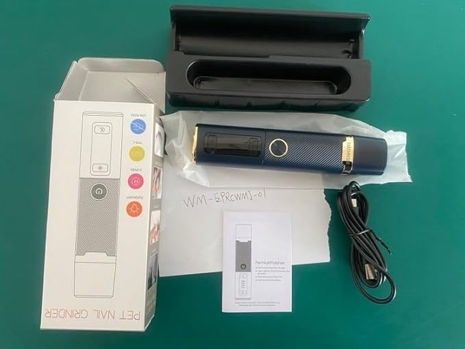 Dog Nail Grinder,2 Or 3-Speed Electric Low Noise Pet Nail Trimmer(3-speeds 2)