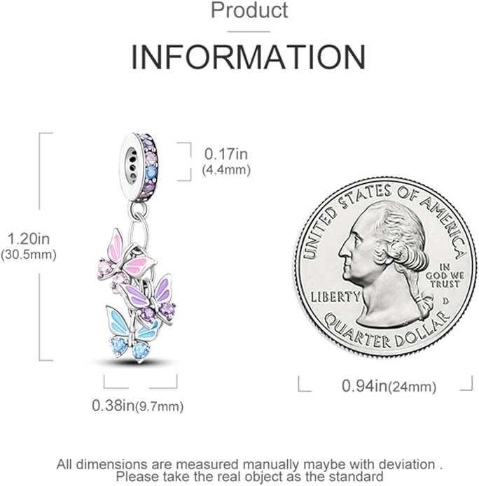 925 Sterling Silver Charm For Bracelets Animals Pets Insects Butterflie Cat Dog Charms Bead For Women Jewelry Gifts