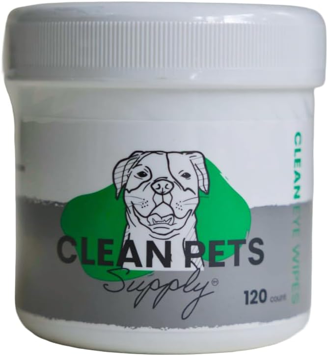 Eye Wipes for Pets Unscented, Gentle Eye Cleaning Wipes for Dogs and Cats