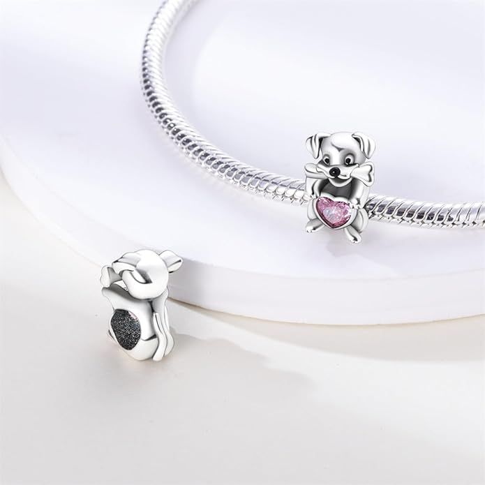 925 Sterling Silver Charm For Bracelets Animals Pets Insects Butterflie Cat Dog Charms Bead For Women Jewelry Gifts