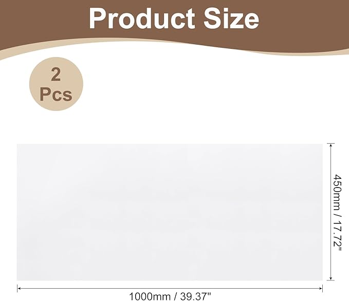uxcell Anti Scratch Furniture Protector, 2 Sheets 39" x 18" Single-Sided Sticky Couch Protector from Cat Claws, Clear Protectors from Cats Scratching for Sofa Corners, Walls, Doors