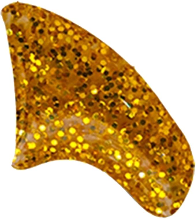 6 Month Supply Soft Nail Caps for Cats Gold Glitter Kitten - Extra Adhesives