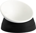 Cat Bowls Elevated Cat Food Bowl Adjustable Pet Dish Anti-Slip and Anti-Noise Raised Bowl Protecting Pet’s Spine Thickened Plastic Bowl Suitable for Indoor, 17 Oz