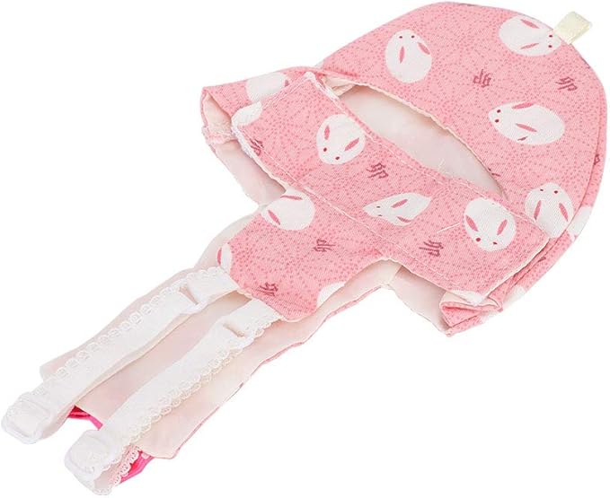 HEEPDD Pet Bird Cute Diaper, Bird Diaper for Parrots, Pigeons, and Other Birds - Convenient for Indoor and Outdoor Use Pet Cute, Soft Cotton Reusable Nan Supplies (L Pink)