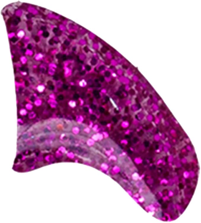 6 Month Supply Soft Nail Caps for Cats Royal Pink Glitter Small - Extra Adhesives