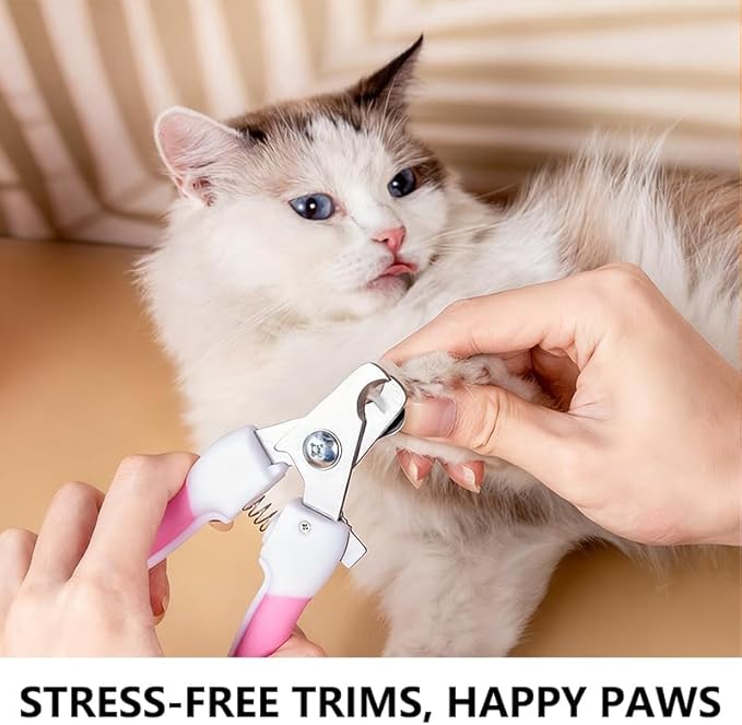 Kimono Art Dog & Cat Pets Nail Trimmers and Clippers, Professional Claw Care Grooming Tool for Pets, Avoid Over Cutting Bloodlines, Blue, for Large and Medium Dogs