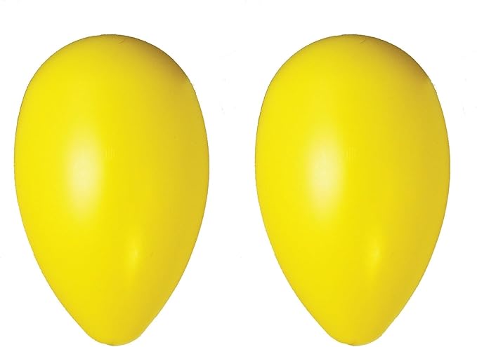 Jolly Pets Jolly Egg Dog Toy, 8 Inches/Medium, Yellow (Pack of 2)