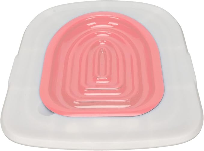 Professional Cat Toilet Trainer Kit - Universal Reusable Kitty Potty Train System (Pink)