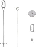 1pcs Hanging Bird Treat Skewer Parrot Fruit Feeder, 13 Inch Stainless Steel Bird Food Holder Parrot Fruit Food Skewer with Washer Nut Parakeet Treat Holder Feeder for Parrot Budgie Conure, LXLVOUEG