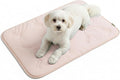 Cooling Pet Mat – 35x23 Dog or Cat Cool & Comfy, Soft Breathable Self-Cooling Pad, Pet-Safe, Durable, Perfect for Hot Weather, Naps, Crates, Cars, Couch, Washable & Easy to Take Anywhere, Pink