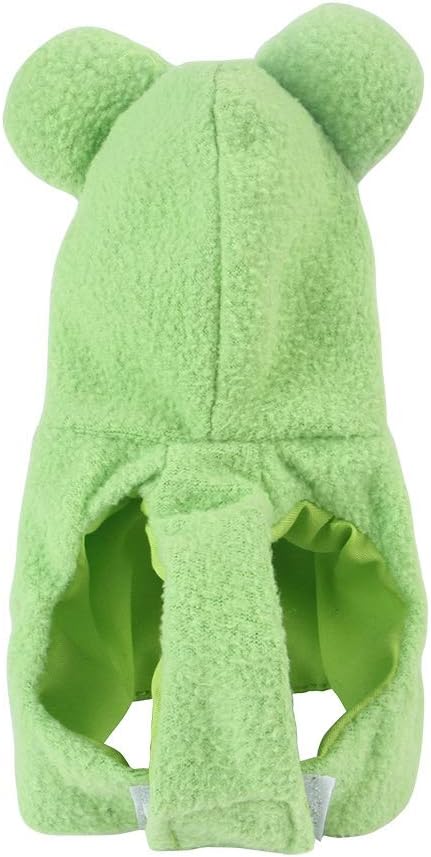 Sun Conure Bird Diaper Flight Suit Frog Shape Hoodie Cosplay Photo Prop for Parrots African Greys Parakeet Cockatiel, Bird Hoodie Small Animals Apparel (M)