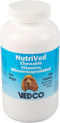 Nutrived Chewable Vitamins Microencapsulated, for Dogs, 180ct