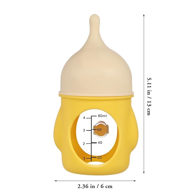 SUPVOX Puppy Bottle 5.12 Inch Nursing Feeding Bottle with Clear Scale and Valve Control for Newborn Puppies and Kittens Reusable Plastic for Puppy Milk Replacement and Kitten Milk Feeding