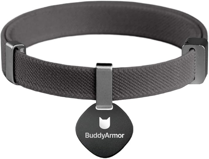 Engraved Pet ID Tag - Personalized Name Tag Engraved Cat Collar Charms, Custom Aluminum Alloy Customized Cat Name Tag for Kitten Small Large Cats (Star-Space Gray)